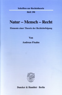 Cover Natur - Mensch - Recht