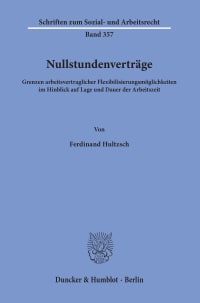 Cover Nullstundenverträge