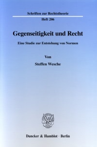 Cover Gegenseitigkeit und Recht