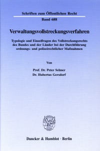 Cover Verwaltungsvollstreckungsverfahren