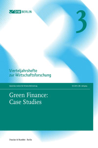 Cover Green Finance: Case Studies