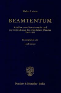 Cover Beamtentum