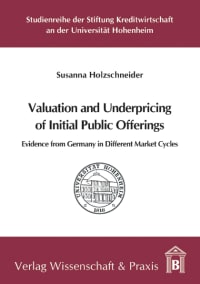 Cover Valuation and Underpricing of Initial Public Offerings