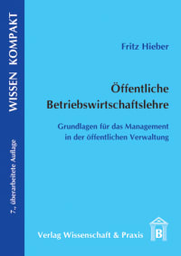 Cover Öffentliche Betriebswirtschaftslehre