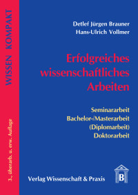 Cover Erfolgreiches wissenschaftliches Arbeiten