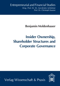 Cover Insider Ownership, Shareholder Structures and Corporate Governance