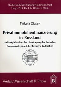 Cover Privatimmobilienfinanzierung in Russland