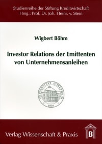 Cover Investor Relations der Emittenten von Unternehmensanleihen