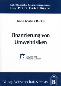 Cover Finanzierung von Umweltrisiken