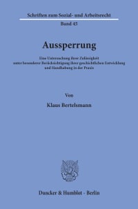 Cover Aussperrung