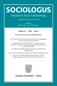 Cover Sociologus (SOC)