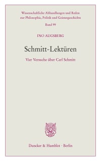 Cover Schmitt-Lektüren