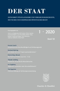 Cover Der Staat (STAAT)