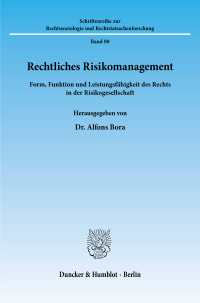 Cover Rechtliches Risikomanagement