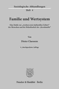 Cover Familie und Wertsystem