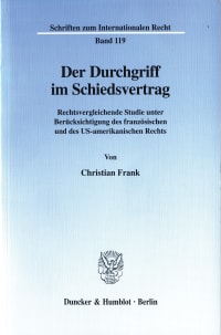 Cover Der Durchgriff im Schiedsvertrag