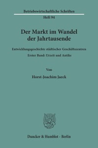 Cover Der Markt im Wandel der Jahrtausende