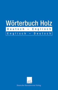 Cover Wörterbuch Holz