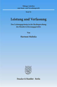 Cover Leistung und Verfassung