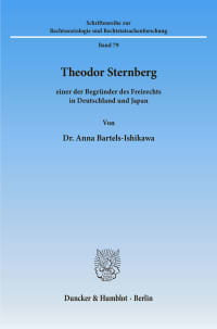 Cover Theodor Sternberg –