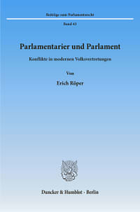 Cover Parlamentarier und Parlament