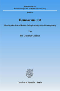 Cover Homosexualität