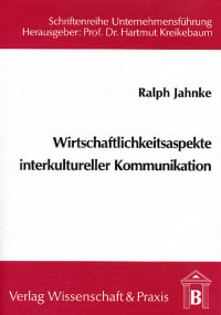 Cover Wirtschaftlichkeitsaspekte interkultureller Kommunikation