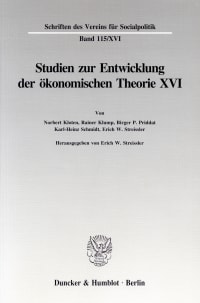 Cover Die Umsetzung wirtschaftspolitischer Grundkonzeptionen in die kontinentaleuropäische Praxis des 19. und 20. Jahrhunderts, I. Teil