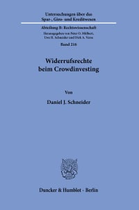 Cover Widerrufsrechte beim Crowdinvesting