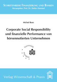 Cover Corporate Social Responsibility und finanzielle Performance von börsennotierten Unternehmen