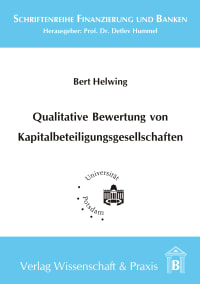 Cover Qualitative Bewertung von Kapitalbeteiligungsgesellschaften