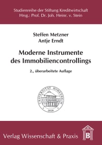 Cover Moderne Instrumente des Immobiliencontrollings