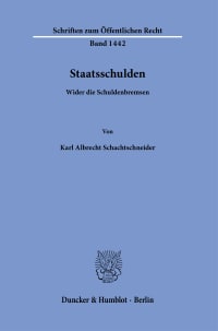 Cover Staatsschulden