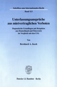 Cover Unterlassungsansprüche aus mietvertraglichen Verboten