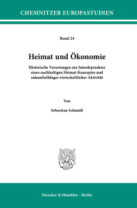 Cover Heimat und Ökonomie