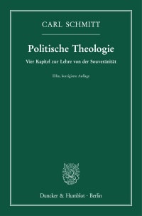 Cover Politische Theologie