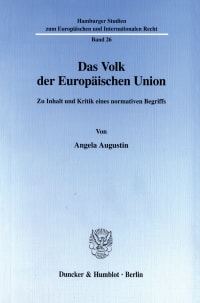 Cover Das Volk der Europäischen Union