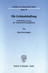 Cover Die Gebäudehaftung