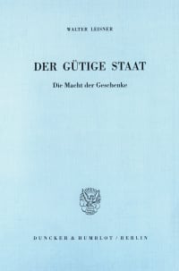 Cover Der gütige Staat