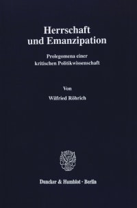 Cover Herrschaft und Emanzipation