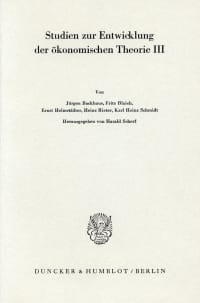 Cover Bedeutung und Fortwirkung der Physiokraten