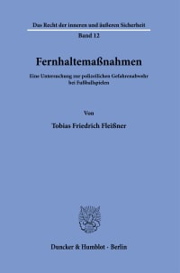 Cover Fernhaltemaßnahmen