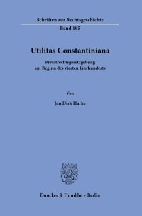 Cover Utilitas Constantiniana