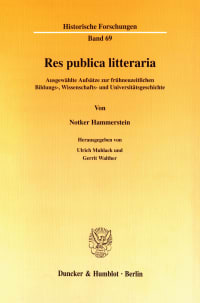 Cover Res publica litteraria