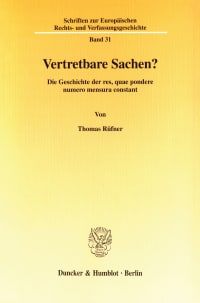 Cover Vertretbare Sachen?