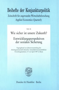 Cover Wie sicher ist unsere Zukunft?