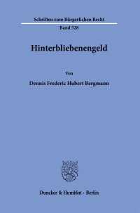 Cover Hinterbliebenengeld