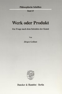 Cover Werk oder Produkt