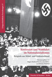 Cover Konfession und Wohlfahrt im Nationalsozialismus