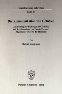 Cover Die Kommunikation von Gefühlen